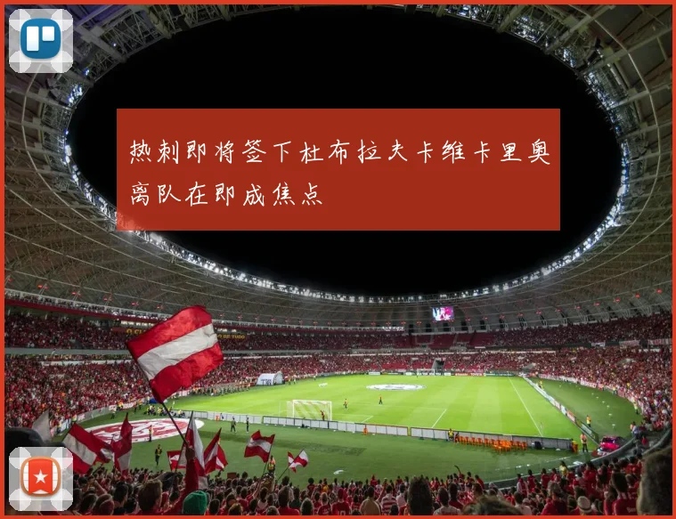 热刺即将签下杜布拉夫卡维卡里奥离队在即成焦点